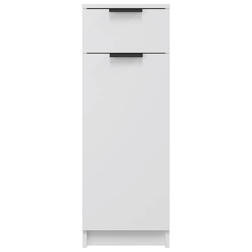 vidaXL Bathroom Cabinet White 32x34x90 cm Engineered Wood