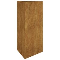 vidaXL Garden Planter 40x34.5x75 cm Corten Steel,  vidaXL Garden Planter 40x34.5x75 cm Corten Steel