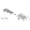 vidaXL 2 Piece Sunlounger Set with Table Solid Wood Acacia