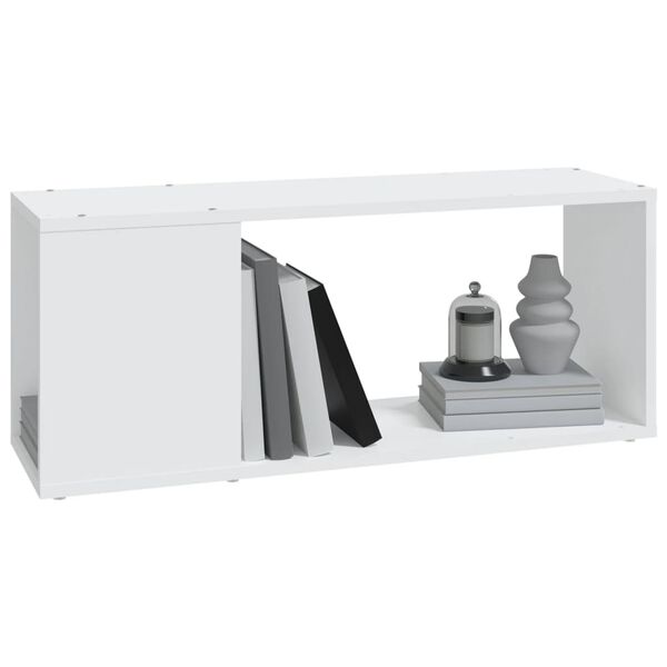 vidaXL TV Cabinet White 80x24x32 cm Engineered Wood
