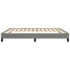vidaXL Bed Frame without Mattress Dark Grey 183x203 cm King Fabric