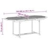 vidaXL 5 Piece Garden Dining Set Solid Wood Acacia and Textilene