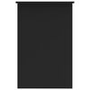 vidaXL Desk Black 100x50x76 cm Engineered Wood