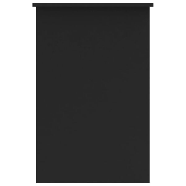 vidaXL Desk Black 100x50x76 cm Engineered Wood