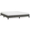vidaXL Bed Frame without Mattress Dark Grey 183x203 cm King Velvet
