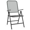 vidaXL 3 Piece Garden Dining Set Expanded Metal Mesh Anthracite