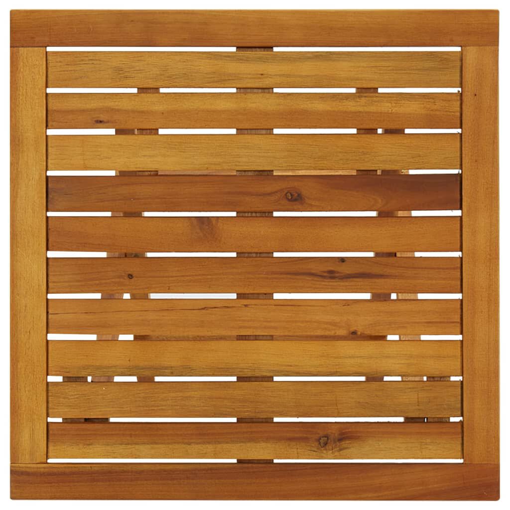 vidaXL Bistro Table 46x46x47 cm Solid Acacia Wood