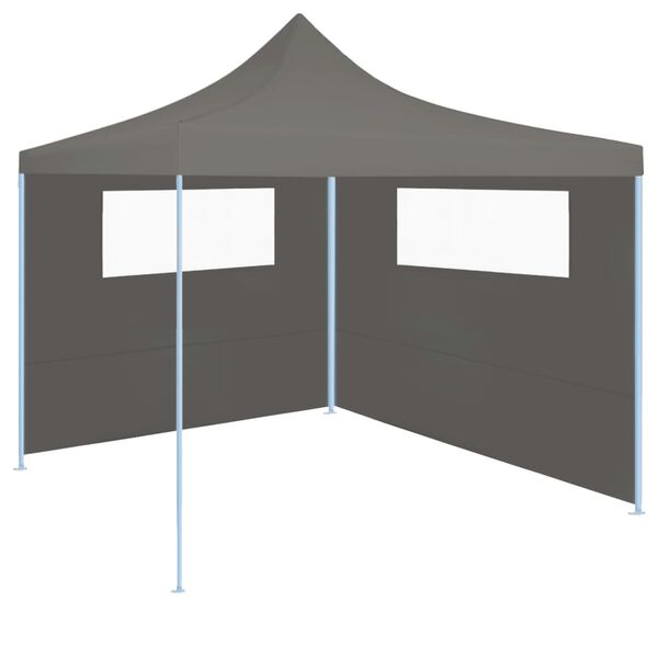vidaXL Gazebo Sidewall with Windows 6x2 m Anthracite