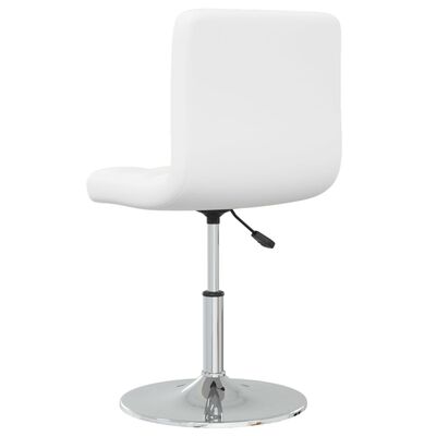 vidaXL Dining Chair White Faux Leather, white vidaXL Dining Chair White Faux Leather