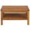 vidaXL Coffee Table 65x65x35 cm Solid Acacia Wood