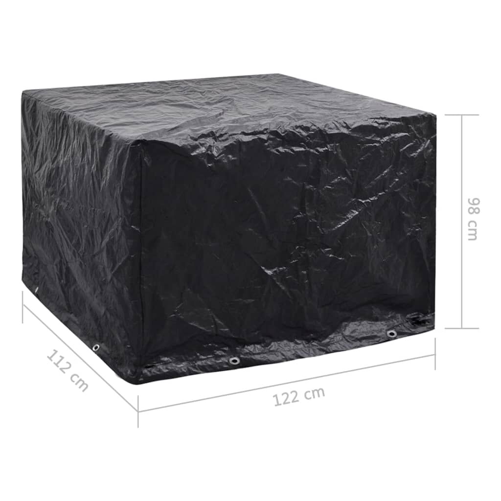 vidaXL Garden Furniture Cover 8 Eyelets 122x112x98 cm