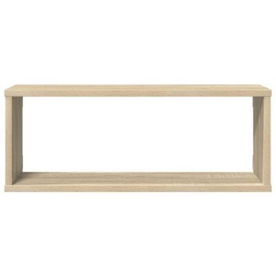 vidaXL Wall Cube Shelf 4 pcs Sonoma Oak 60x15x23 cm Engineered Wood, sonoma oak vidaXL Wall Cube Shelf 4 pcs Sonoma Oak 60x15x23 cm Engineered Wood