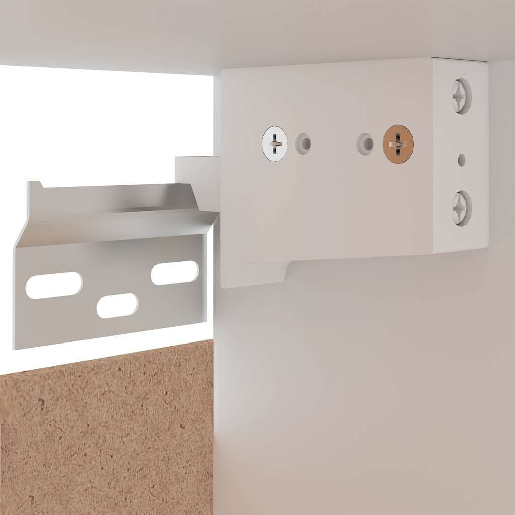 vidaXL Hanging Cabinet Lyon White 60x31x40 cm Engineered Wood