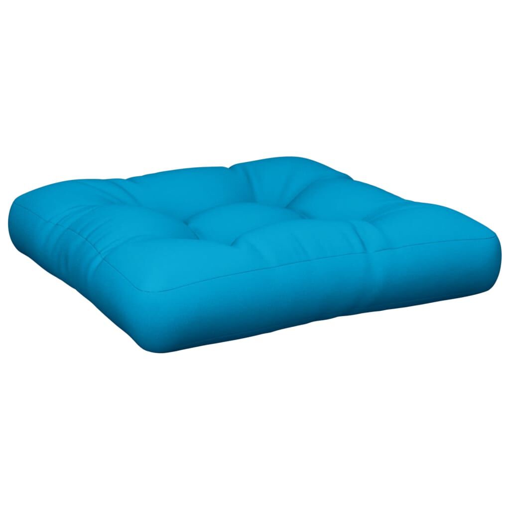 vidaXL Pallet Cushions 2 pcs Blue Fabric