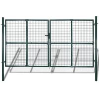 vidaXL Garden Mesh Gate Fence Door Wall Grille 306x175 cm,  vidaXL Garden Mesh Gate Fence Door Wall Grille 306x175 cm