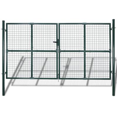 vidaXL Garden Mesh Gate Fence Door Wall Grille 306x175 cm,  vidaXL Garden Mesh Gate Fence Door Wall Grille 306x175 cm