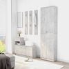 vidaXL Hallway Wardrobe Concrete Grey 55x25x189 cm Engineered Wood