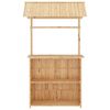 vidaXL 3 Piece Bar Set Bamboo
