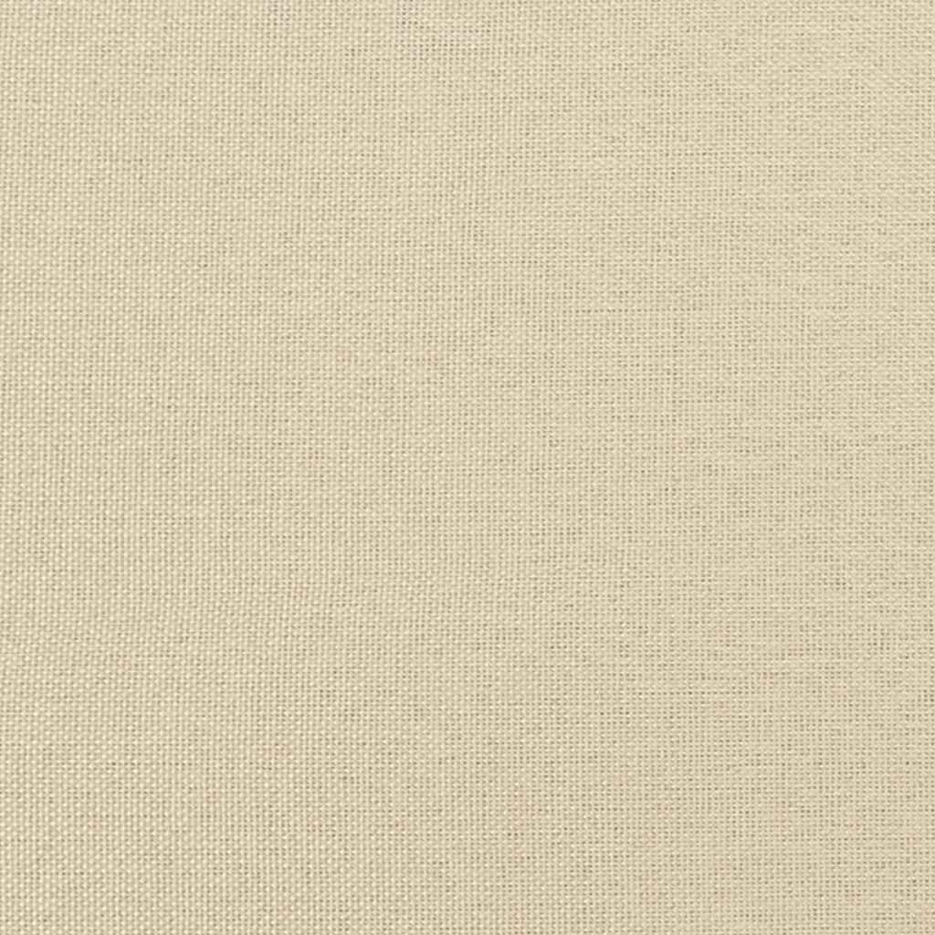 vidaXL Floor Sofa Bed 2-in-1 Cream 112x174x55 cm Fabric