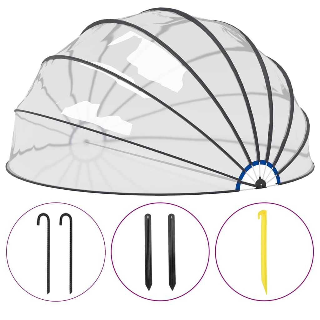 vidaXL Pool Dome 559x275 cm