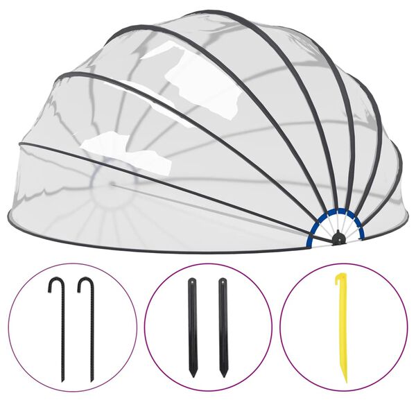 vidaXL Pool Dome 559x275 cm