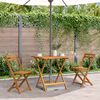 vidaXL Folding Garden Table 70x70x75 cm Solid Acacia Wood