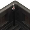 vidaXL Garden Raised Bed with Self Watering System Anthracite 100x43x33 cm