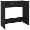 vidaXL Desk Black 80x40x75 cm Engineered Wood