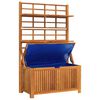 vidaXL Storage Box with Trellis 99x50x160 cm Solid Wood Acacia