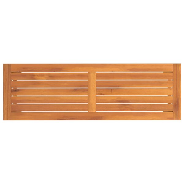 vidaXL Garden Bench 110x35x45 cm Solid Wood Acacia