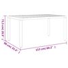 vidaXL 7 Piece Garden Dining Set Black Aluminium