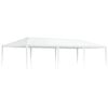 vidaXL Party Tent | White | Polyethylene roof, Iron frame | Large | Durable