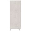 vidaXL Shoe Cabinet HAMAR White 85x40x108 cm Solid Wood Pine