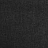 vidaXL Bar Stools 2 pcs Black Fabric