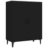 vidaXL Sideboard Black 70x34x90 cm Engineered Wood