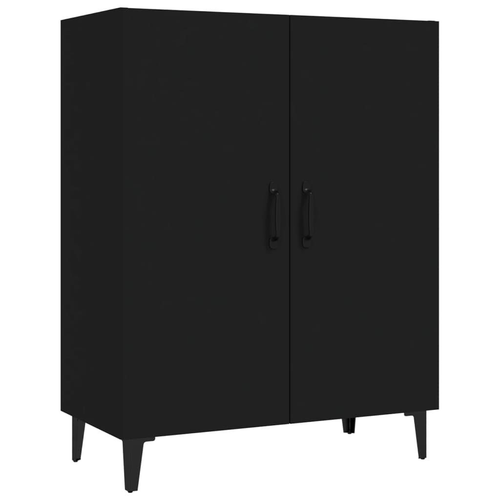 vidaXL Sideboard Black 70x34x90 cm Engineered Wood