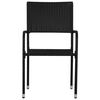 vidaXL 5 Piece Garden Dining Set Poly Rattan Black