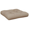vidaXL Pallet Cushions 2 pcs Taupe Fabric