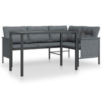 vidaXL 2 Piece Garden Dining Set Anthracite Steel,  vidaXL 2 Piece Garden Dining Set Anthracite Steel