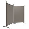 vidaXL 2-Panel Room Divider Anthracite 175x180 cm Fabric
