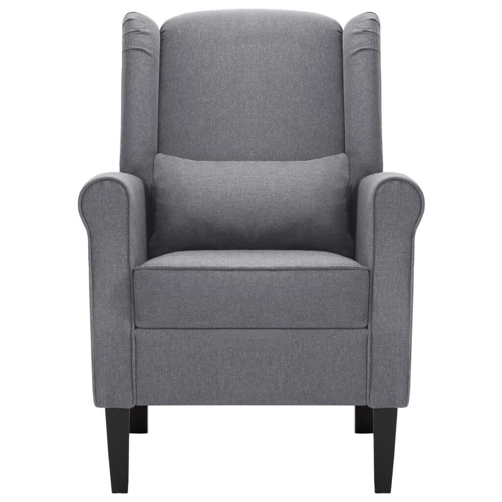 vidaXL Armchair Dark Grey Fabric