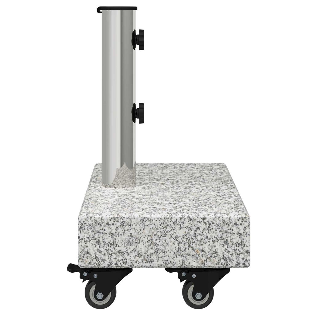 vidaXL Umbrella Base Light Grey 45x25x8.3 cm Granite