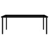 vidaXL 9 Piece Garden Dining Set with Cushions Grey