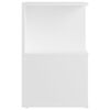 vidaXL Bedside Cabinets 2 pcs White 35x35x55 cm Engineered Wood