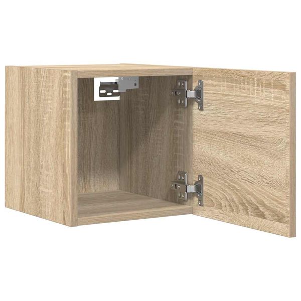 vidaXL Wall Mounted TV Cabinets 2 pcs Sonoma Oak 30.5x30x30 cm