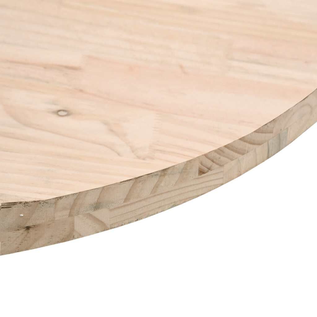 vidaXL Table Top Ø40x2.5 cm Solid Wood Pine