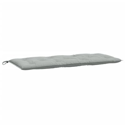 vidaXL Garden Bench Cushions 2 pcs Melange Light Grey 120x50x7 cm Fabric, melange light grey vidaXL Garden Bench Cushions 2 pcs Melange Light Grey 120x50x7 cm Fabric
