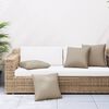 vidaXL Sofa Cushions 4 pcs Taupe 60x60 cm Fabric