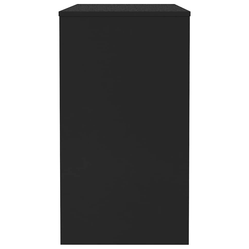 vidaXL Desk Black 90x40x72 cm Engineered Wood