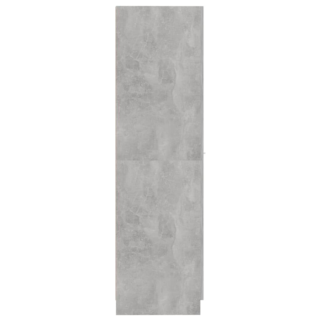 vidaXL Apothecary Cabinet Concrete Grey 30x42.5x150 cm Engineered Wood